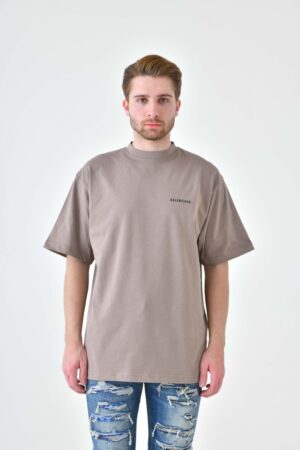 Balenciaga Logo Print Overfit T-Shirt Unisex