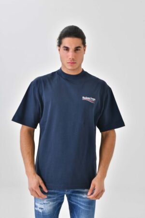 Balenciaga Political Campaign Print T-Shirt