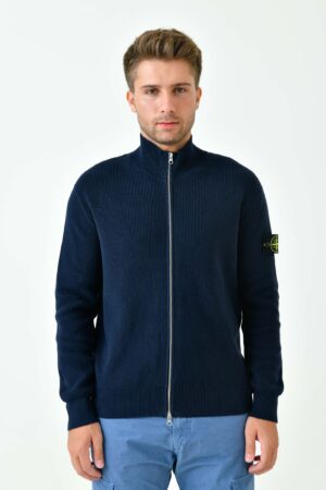 Stone Island Zip Cardigan Knit Vest 526D8