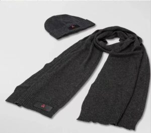 Peuterey Muts en Sjaal Set Grijs