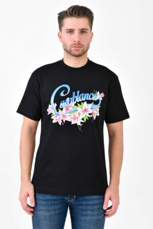 Casablanca Hibiscus Print T-Shirt
