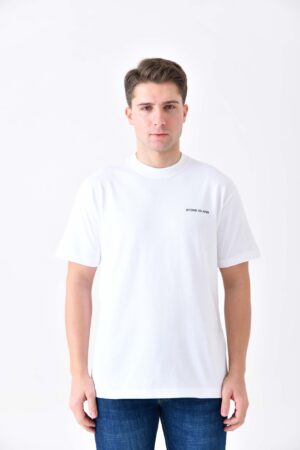 Stone Island Logo Print T-Shirt 2RC84