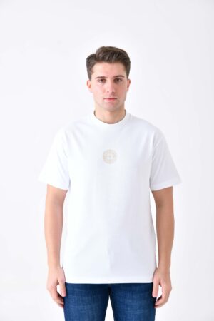 Stone Island Logo Print T-Shirt 2NS92