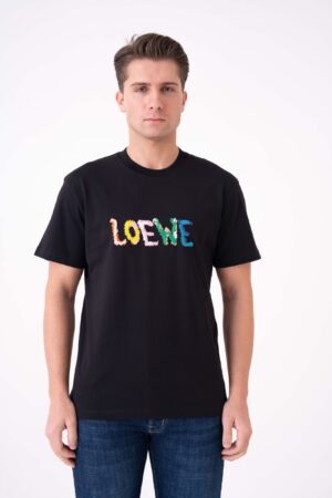 Loewe Logo Embroidered T-Shirt