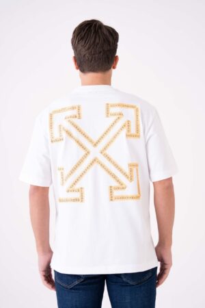 Off-White Tape Measure Print T-Shirt