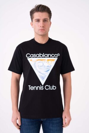 Casablanca Tennis Club Icon Print T-Shirt