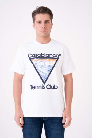 Casablanca Tennis Club Icon Print T-Shirt