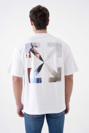 Off-White "The Kiss" Print T-Shirt