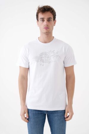 Stone Island Camo Three Embroidered T-Shirt 2RCE8