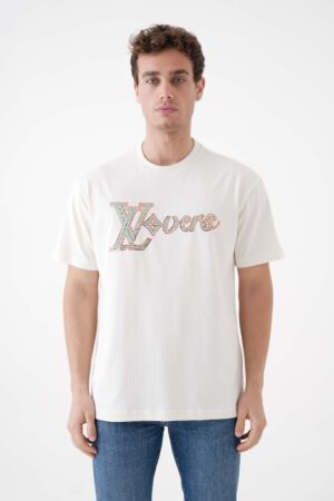 Louis Vuitton LV Vers Embellished T-Shirt