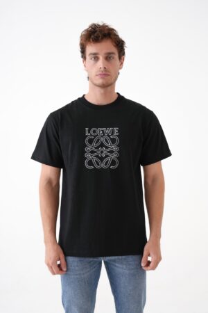 Loewe Anagram Logo Embroidered T-Shirt