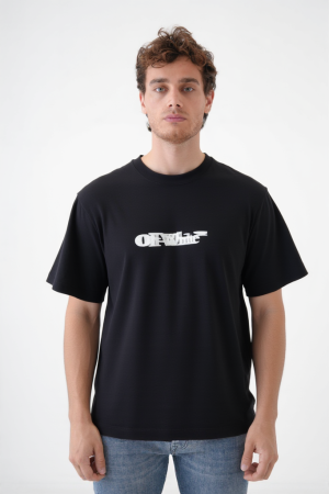 Off-White Blurred Logo Print T-Shirt